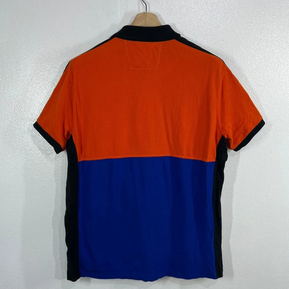 Vtg. Polo Ralph Lauren Men XL Custom Fit Kayak Expedition K1 Graphic Polo Shirt